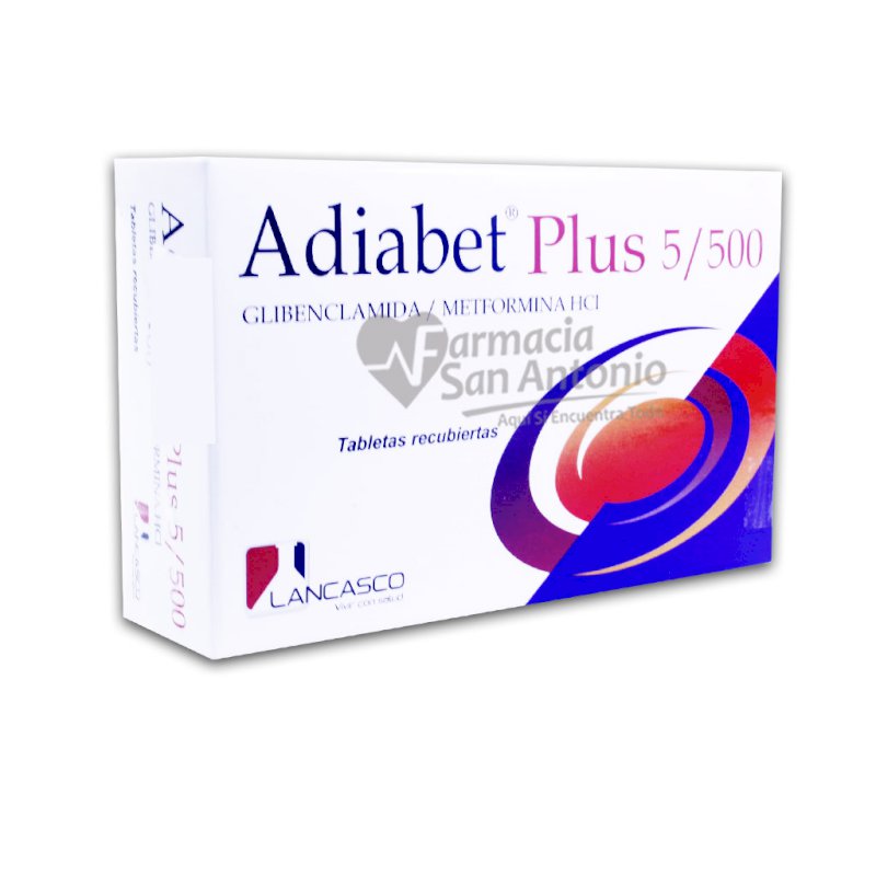 ADIABET PLUS 5/1000MG X 30 TAB.