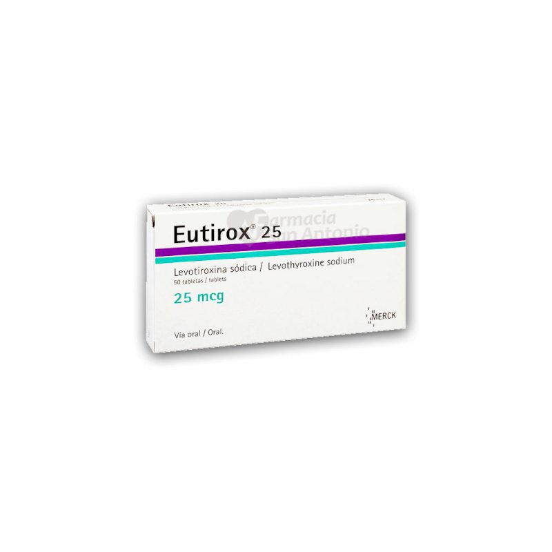 EUTIROX 25MCG X 50 TAB