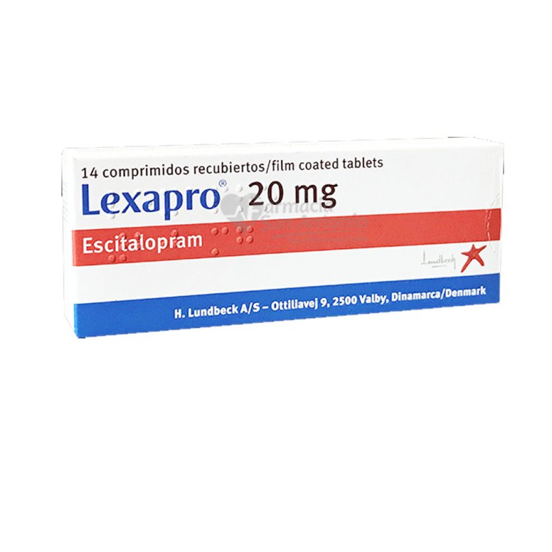 LEXAPRO 20MG 14 COMPRIMIDOS