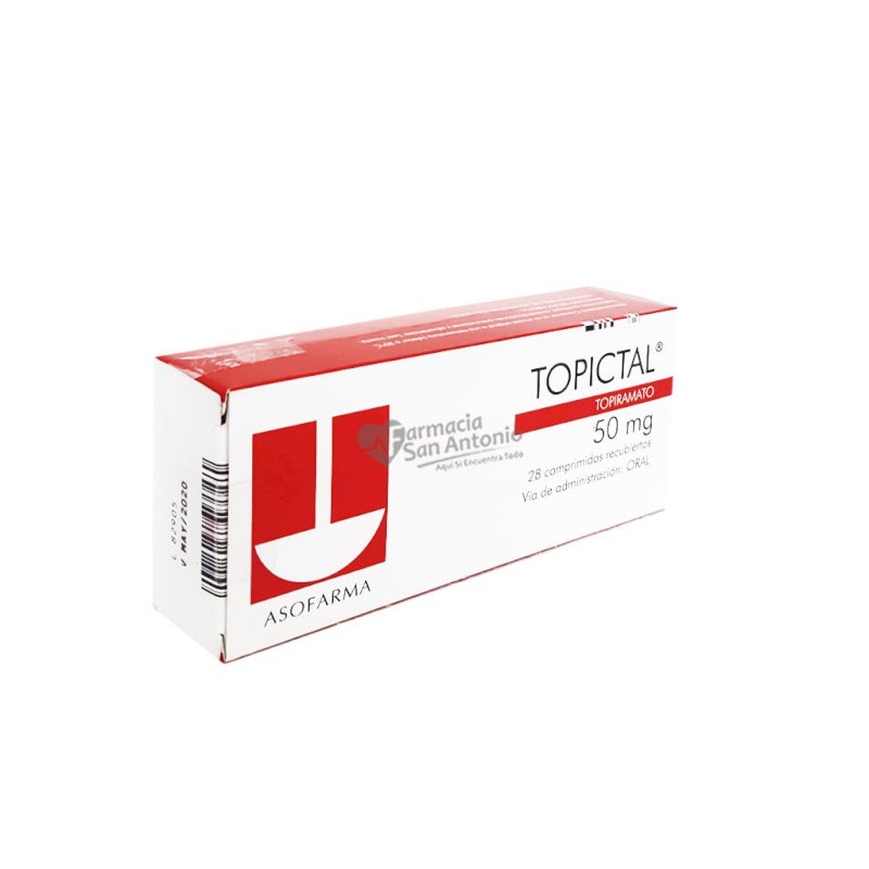 TOPICTAL 50MG X 28 COMP