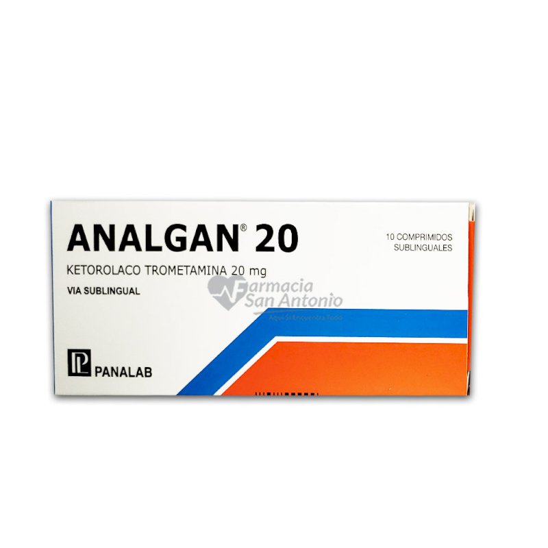 ANALGAN 20MG X 10 COMP  SUBLINGUAL $