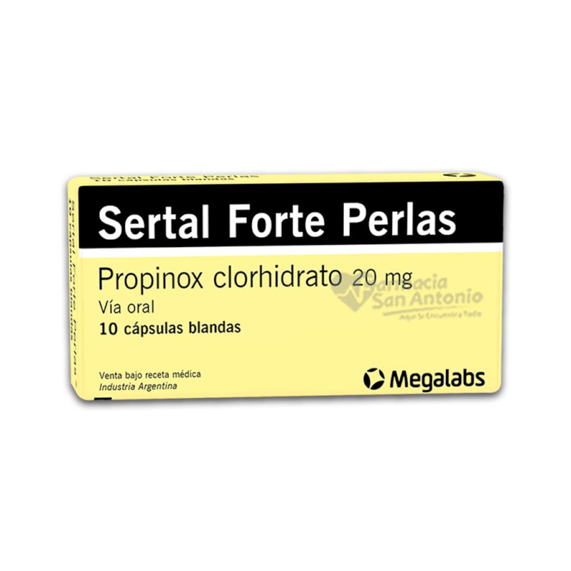 SERTAL FORTE X 10 PERLAS $