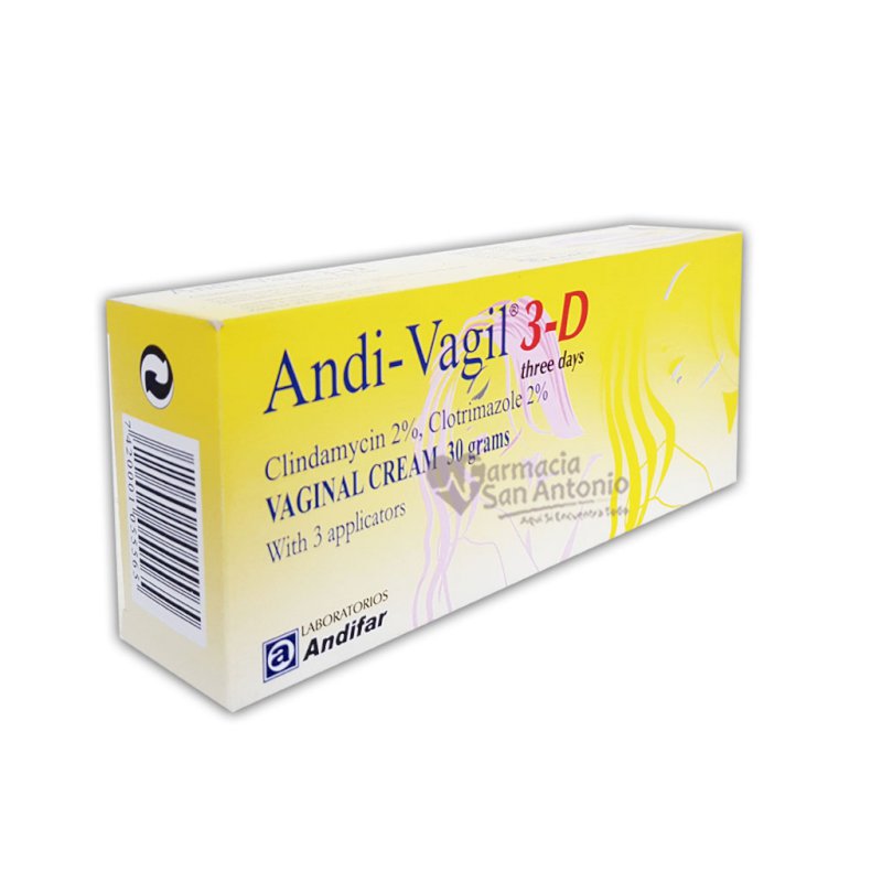 ANDI-VAGIL 3D OVULOS VAG. X 3