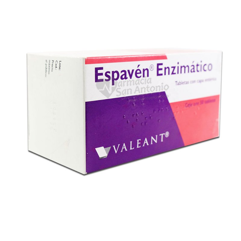 ESPAVEN ENZIMATICO X 50 GRAGEAS