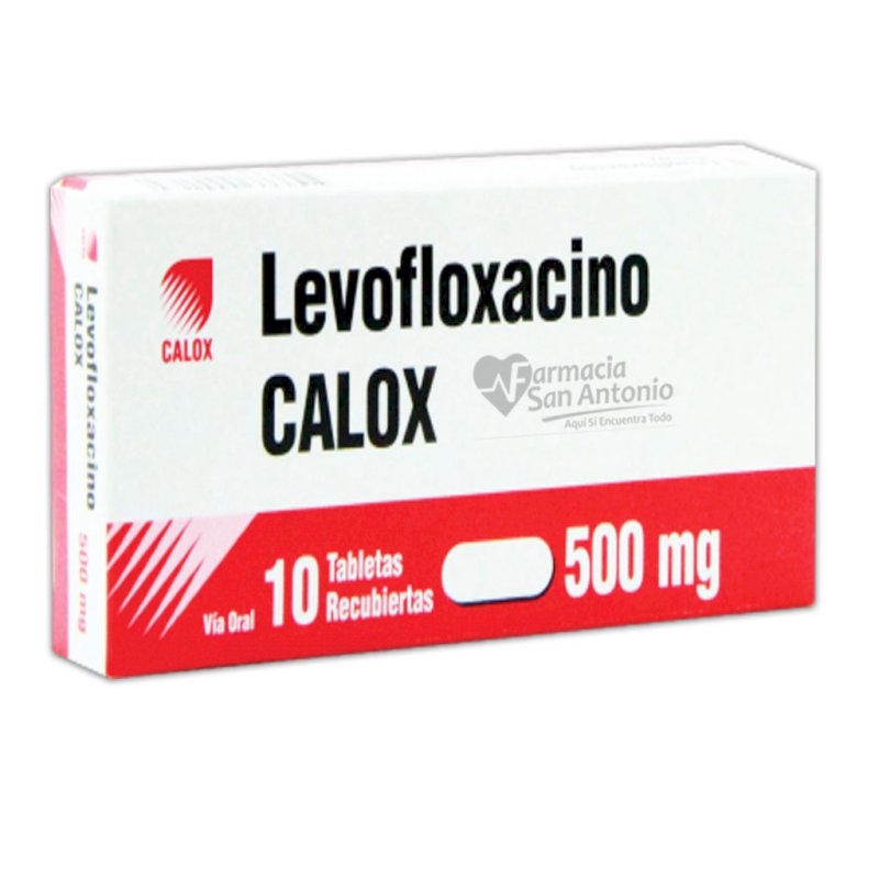 UNIDAD CALOX LEVOFLOXACINO 500MG X 10