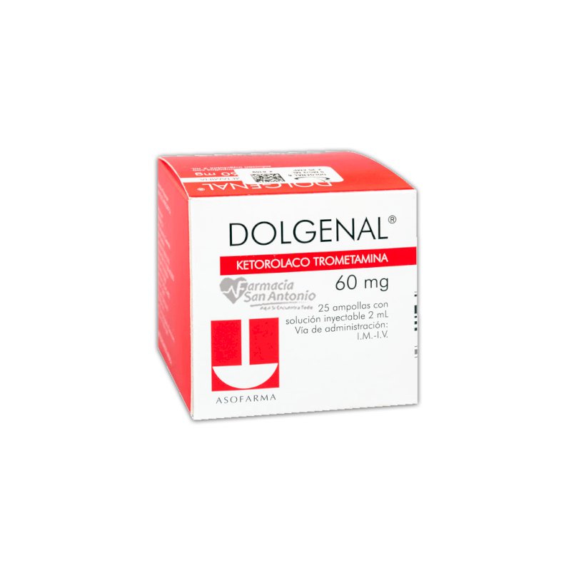 UNIDAD DOLGENAL 60MG AMP