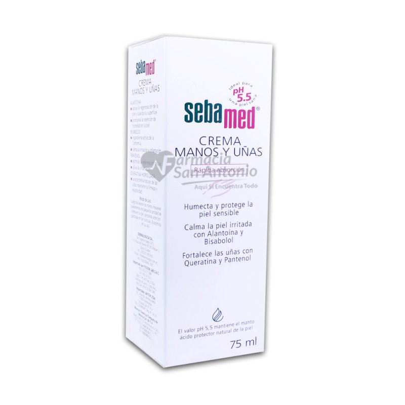 SEBAMED CREMA MANOS Y UÑAS TUBO X 75ML