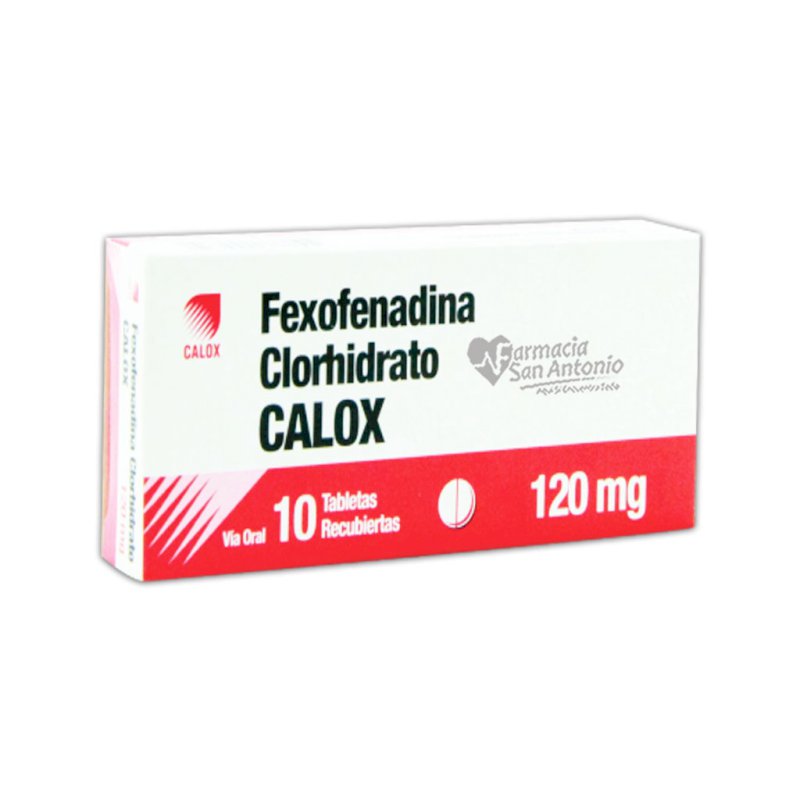 FEXOFENADINA 120MG 10 TABS