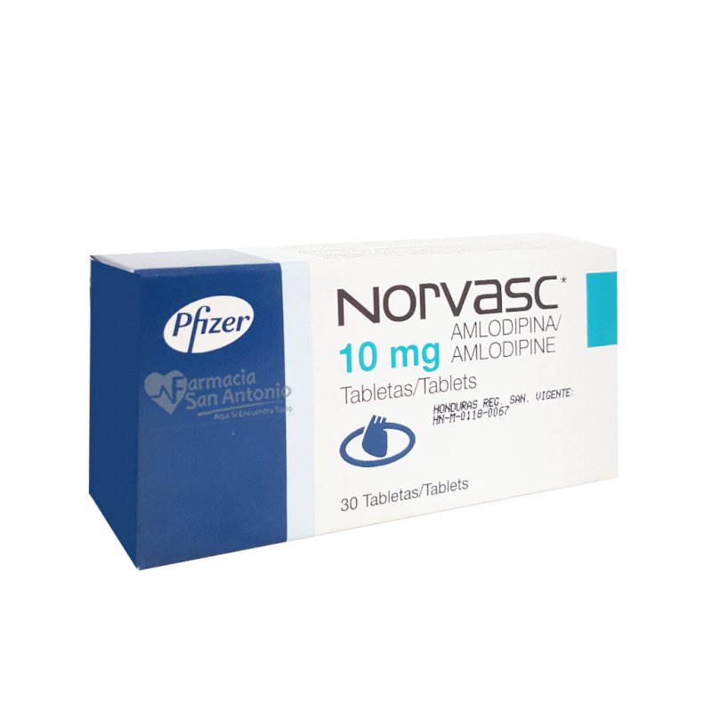 NORVASC 10MG X 30 TABS