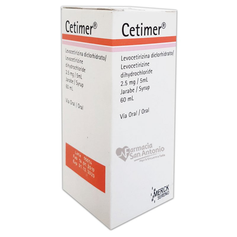 CETIMER 2.5MG/5ML JBE X 60ML