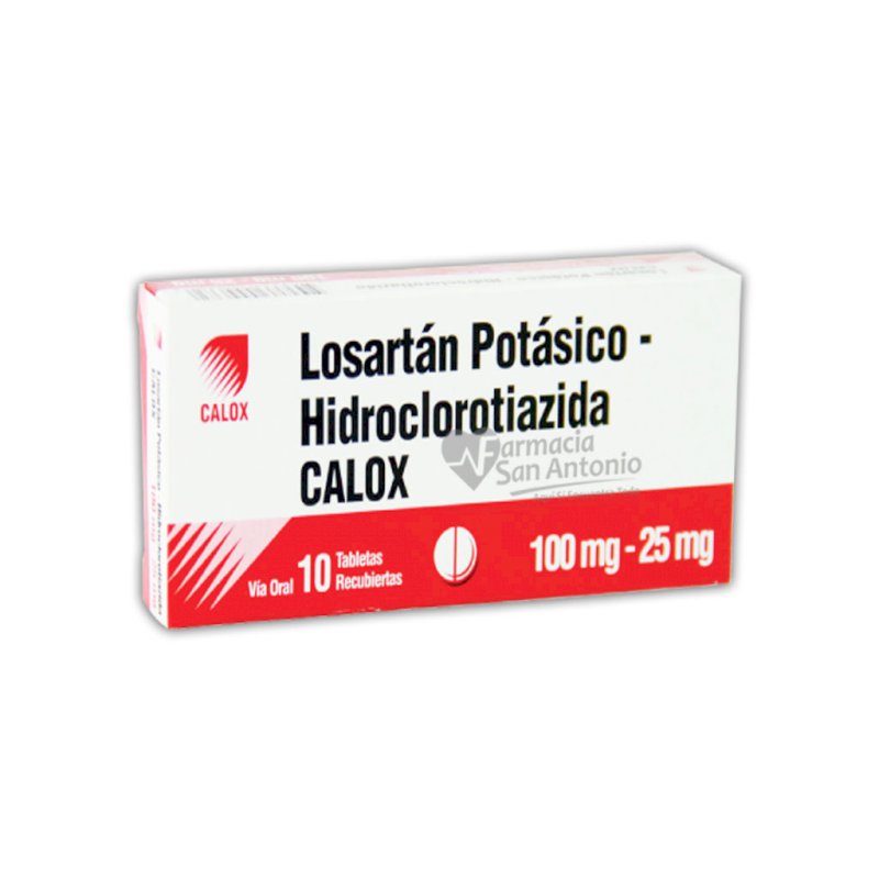 LOSARTAN + HCT 100/25 X 10 TABS CALOX