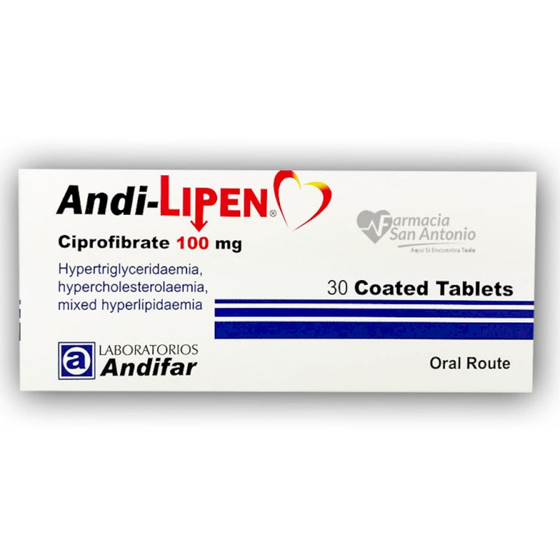 ANDI-LIPEN 100MG X 30 TABS