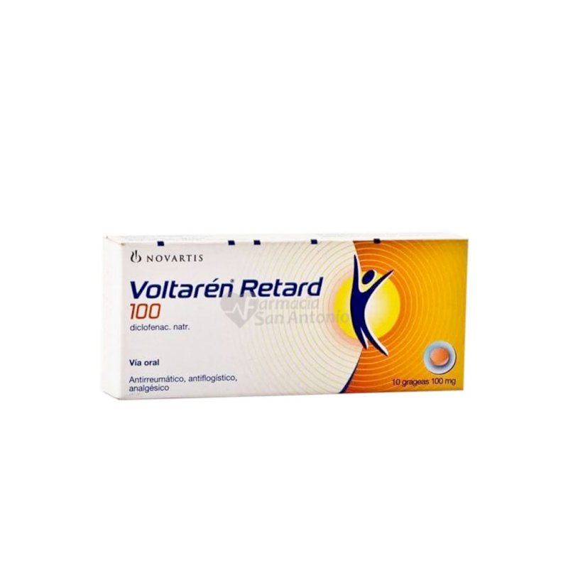 VOLTAREN RETARD 100MG X 10 GRAGEAS