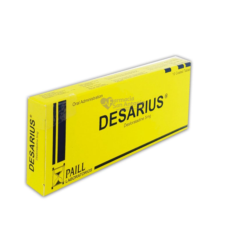 DESARIUS 5 X 10 TABLETAS