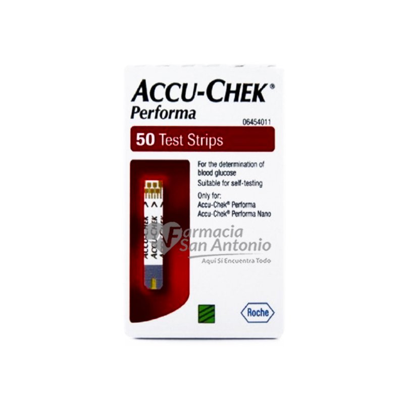 CINTAS P/ACCU-CHEK PERFORMA 50/CAJA S/DEV.