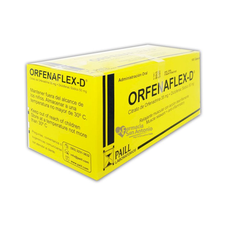 UNIDAD ORFENAFLEX D CAPS