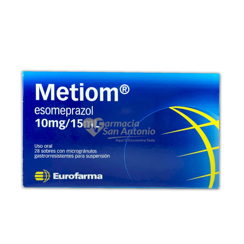 METIOM 10MG X 28 SOBRES