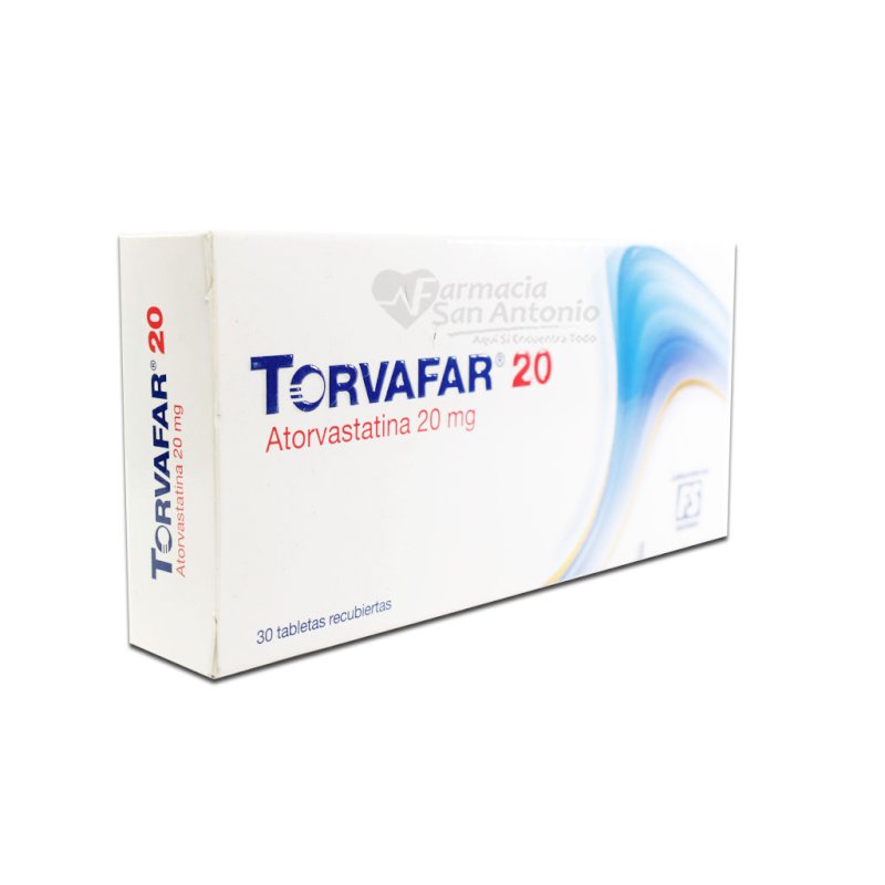 TORVAFAR 20MG X 30 COMPS