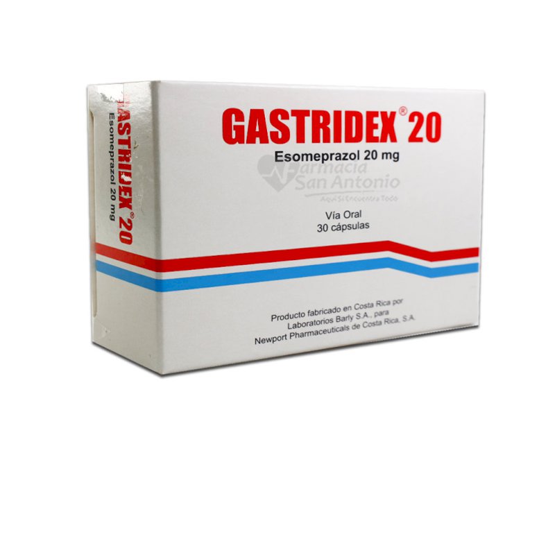 GASTRIDEX 20MG X 30 CAPS