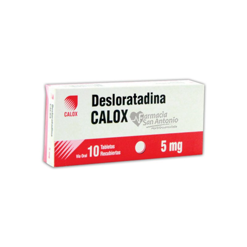 DESLORATADINA CALOX 5MG X 10 TABS