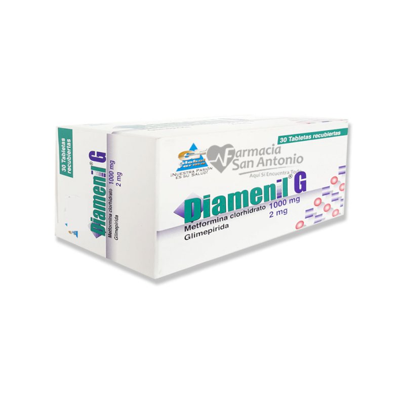 DIAMENIL G 1000/2MG X 30 TAB