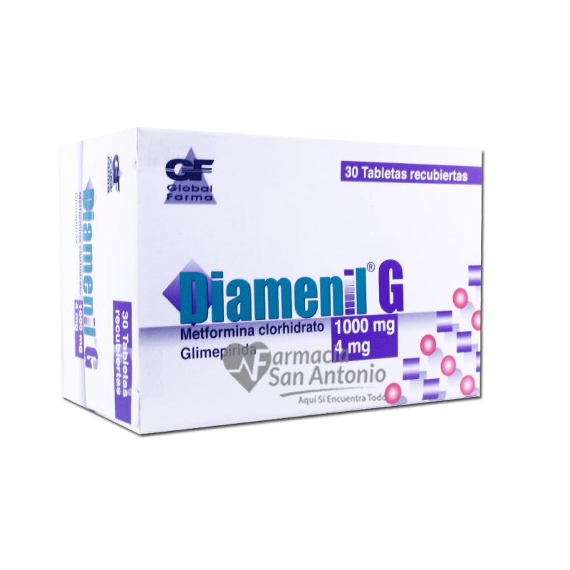 DIAMENIL G 1000/4MG X 30 TAB