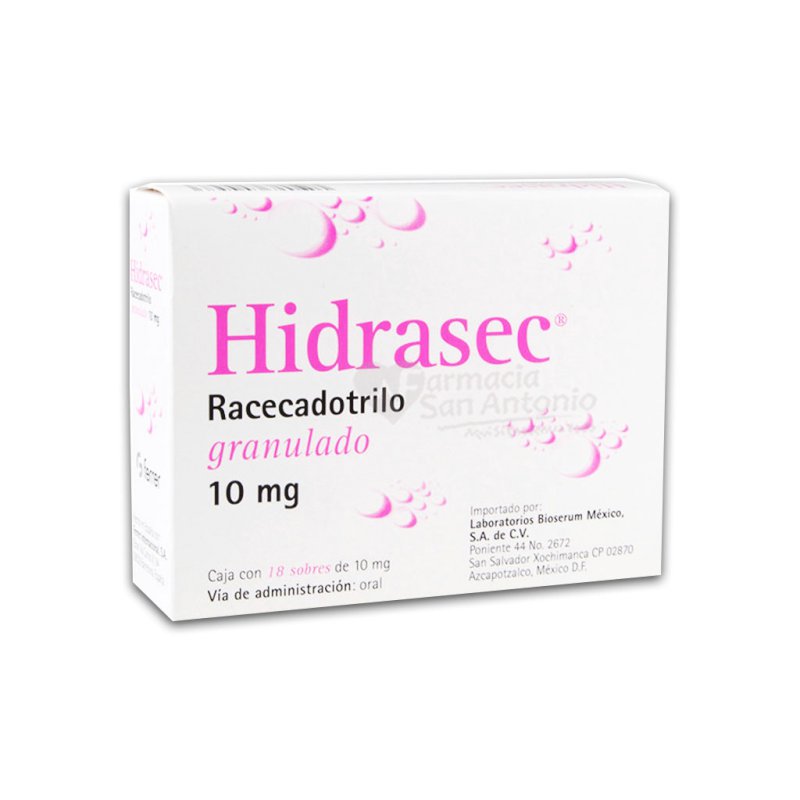 UNIDAD HIDRASEC 10MG X 18 SOBRES