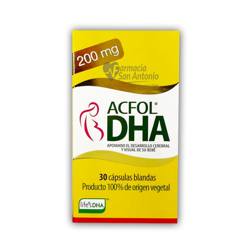 ACFOL DHA 200MG X 30 CAP