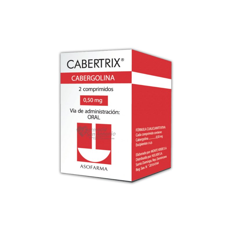 CABERTRIX 0.50MG X 2 COMP