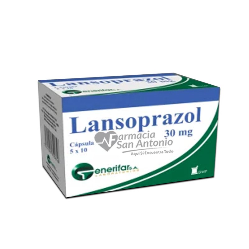 UNIDAD GENERIFAR LANSOPRAZOL 30 MG X