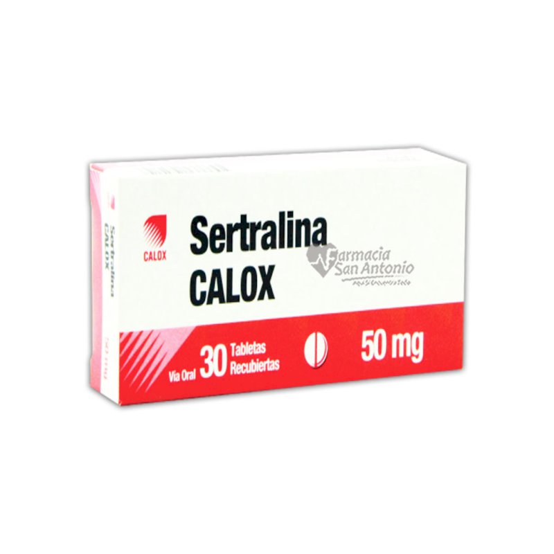 UNIDAD CALOX SERTRALINA 50MG X 30 TAB