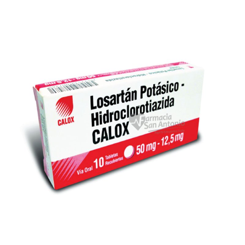 UNIDAD CALOX LOSARTAN HCT 50/12.5MG X 10 TABS