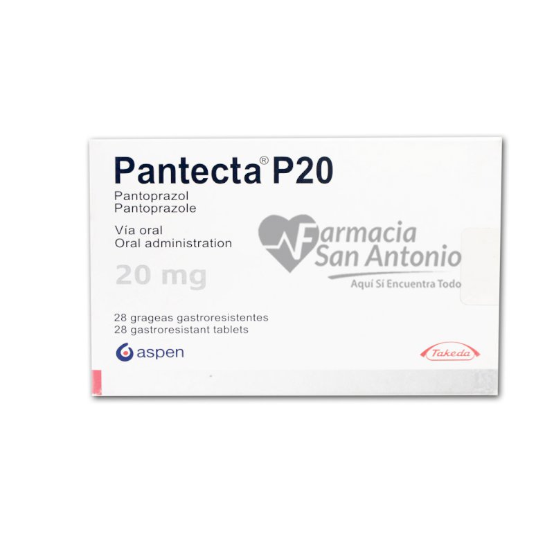 PANTECTA P-20MG X 28 TABS