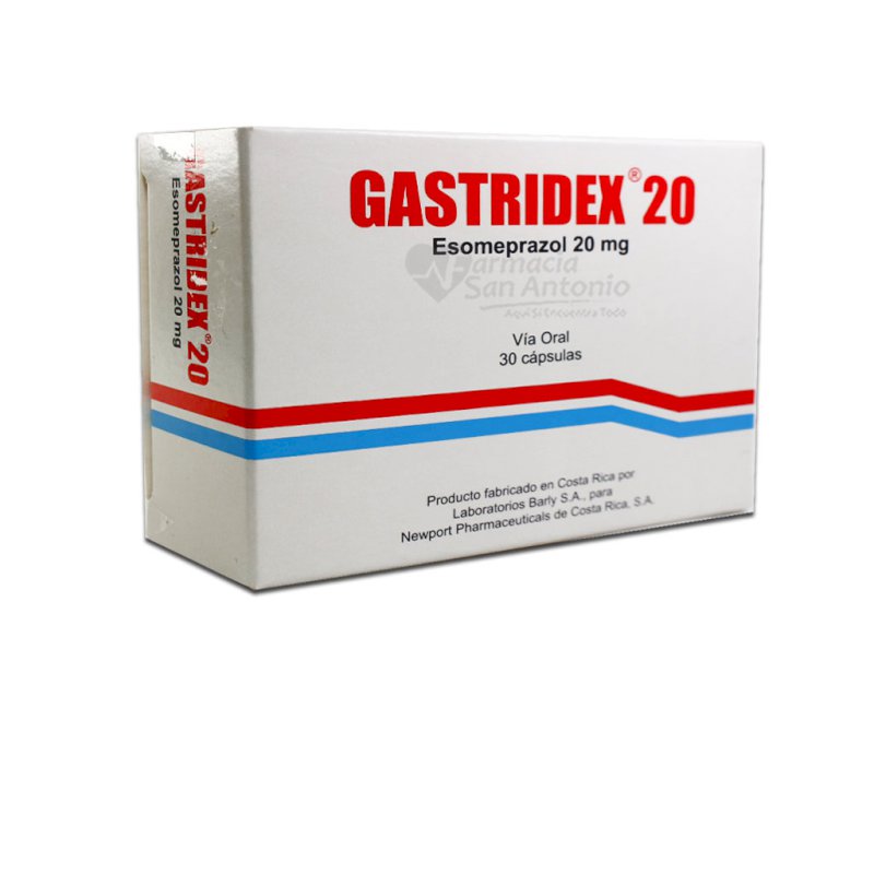 UNIDAD GASTRIDEX 20 MG X 30 CAP