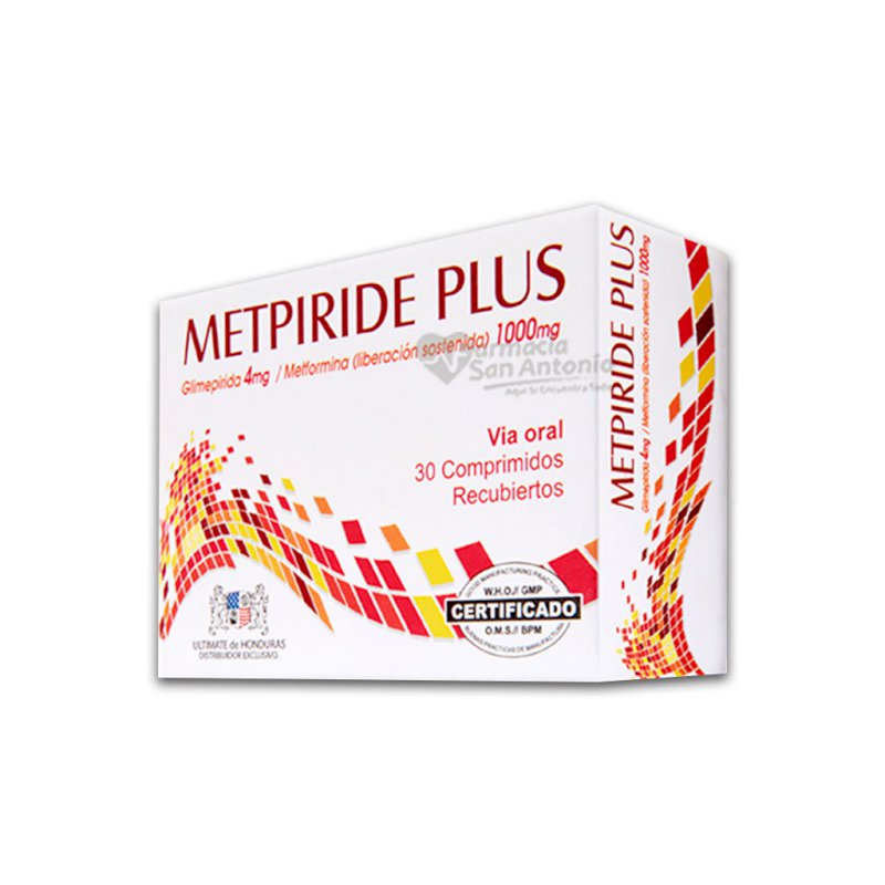 METPIRIDE PLUS 1000MG X 30 TABS