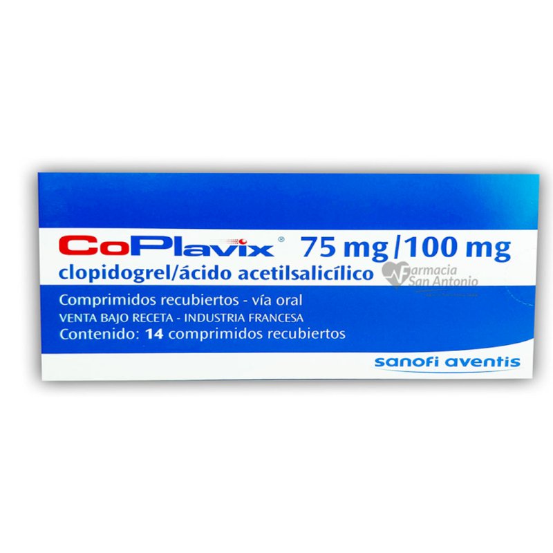 CO-PLAVIX 75MG/100 X 14 COMP