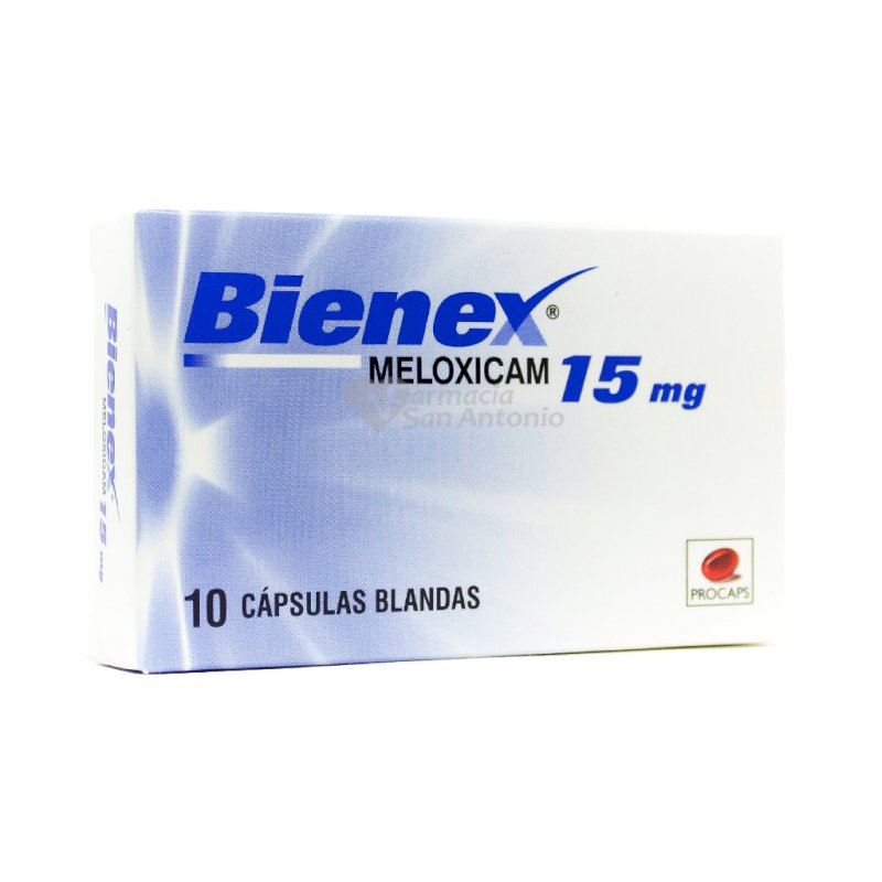 BIENEX 15MG X 10 CAPS