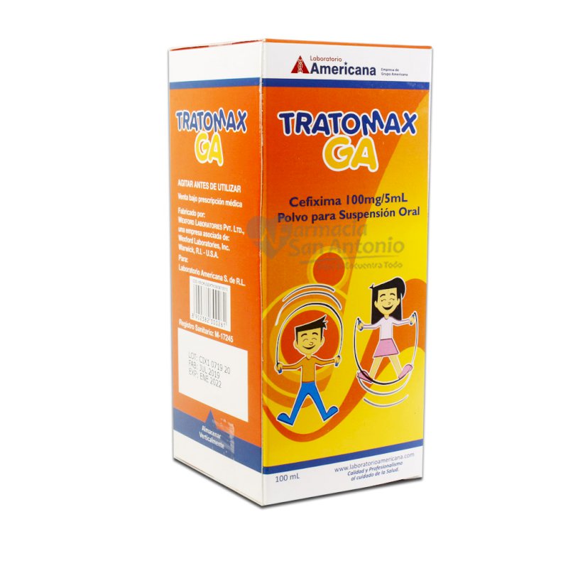 TRATOMAX-GA 100MG/5ML X 100 ML