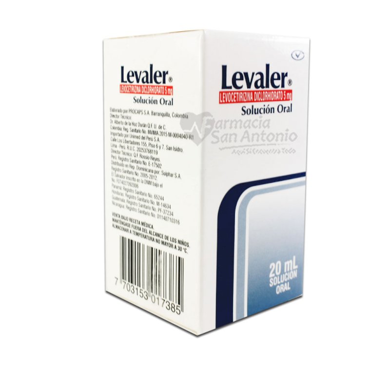 LEVALER GOTAS 20 ML