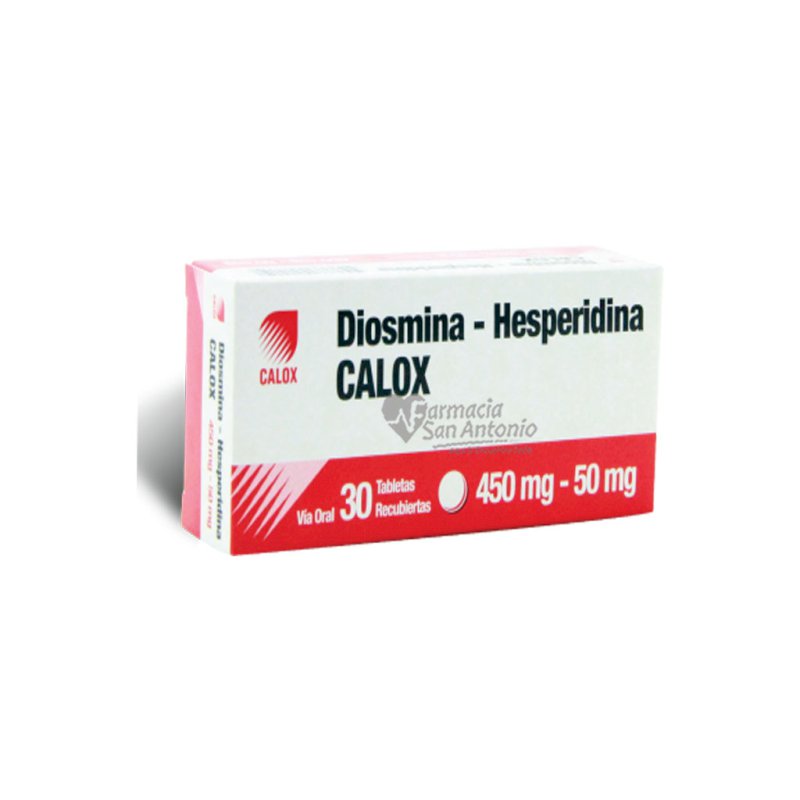 UNIDAD CALOX DIOSMINA-HESPERIDINA  450/50 MG X 30