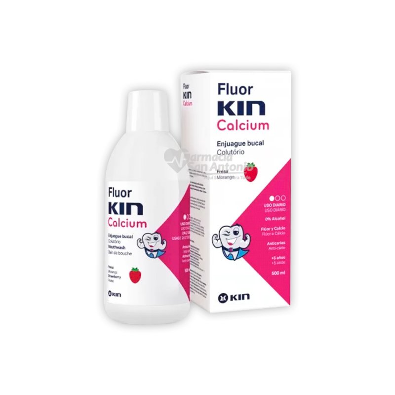 FLUOR KIN-CALCIO ENJUAGUE INF X 500ML