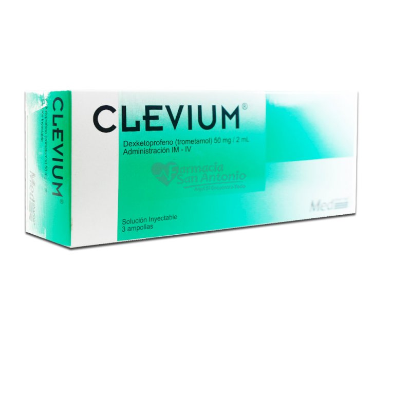 CLEVIUM 50MG/2ML SOL INY X 3 AMP