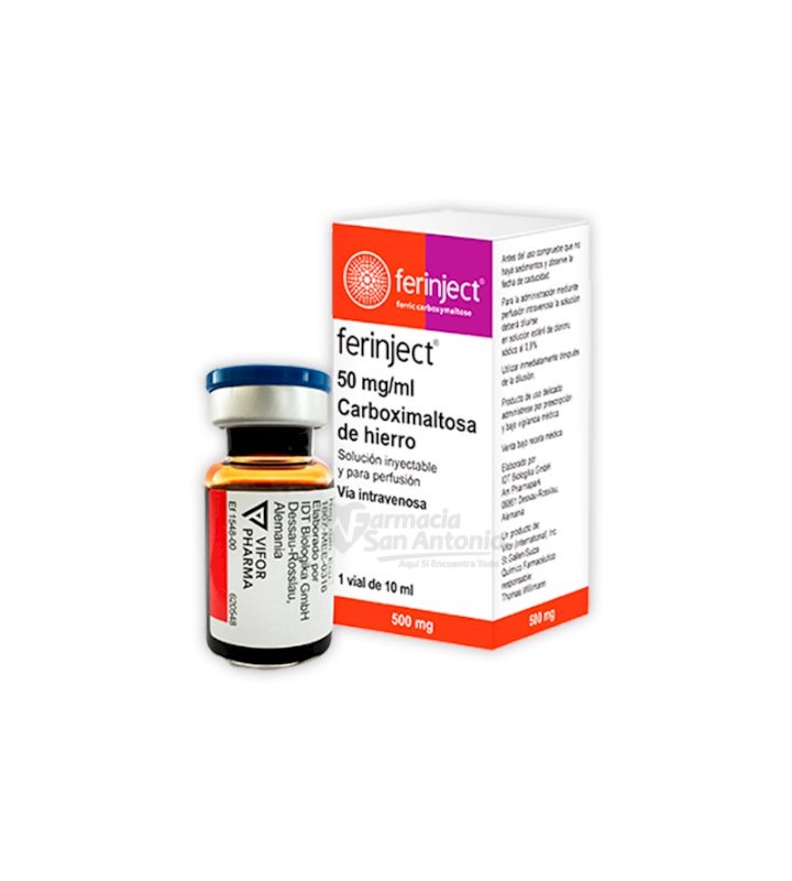 FERINJECT SOL INY 1 AMP 500MG/10ML