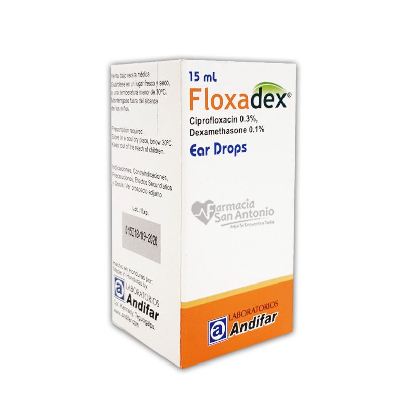 FLOXADEX GOTAS OTICAS 15 ML