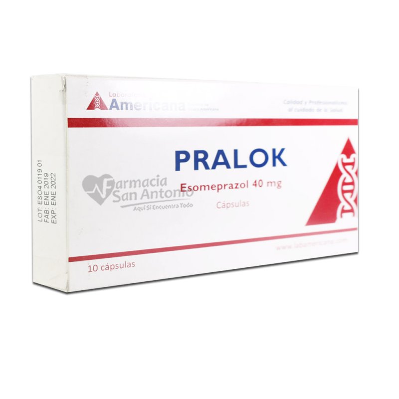 PRALOK 40MG X 10 CAP