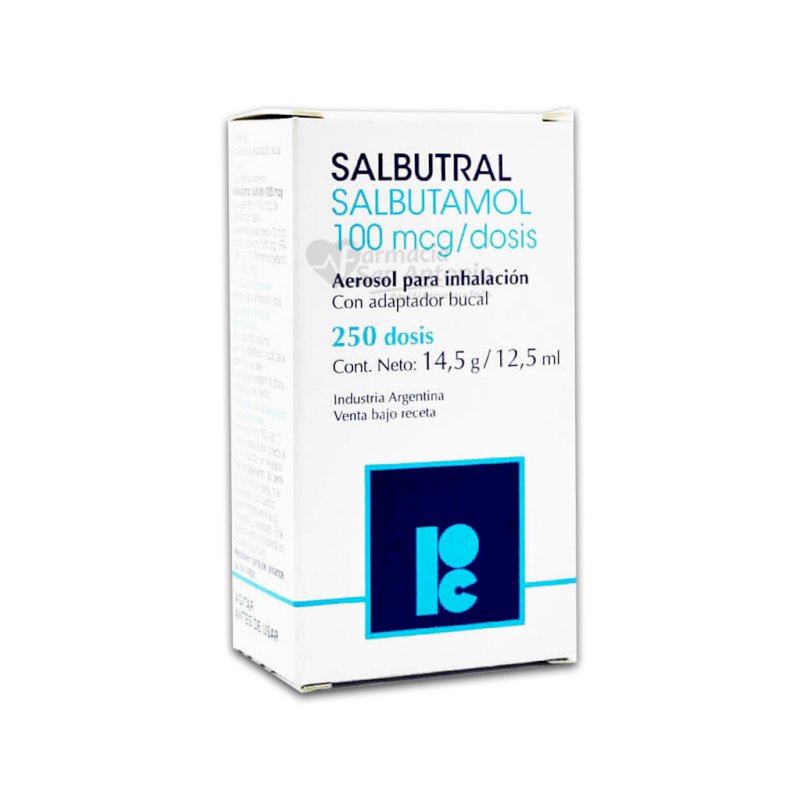 SALBUTRAL AEROSOL 250 DOSIS