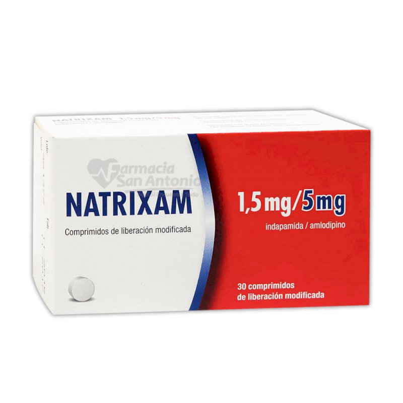 NATRIXAM 1.5/5 MG X 30 COMP