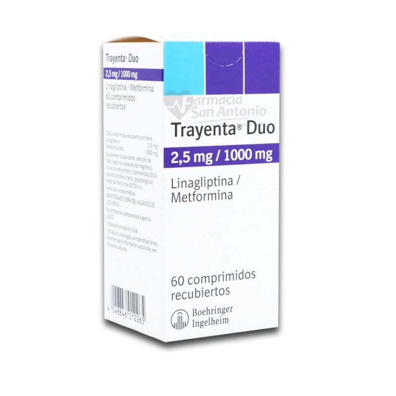 TRAYENTA DUO 2.5/1000 60 TABS