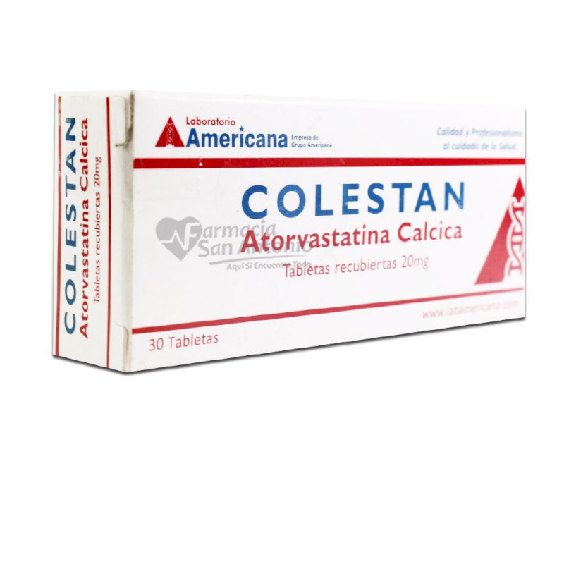 COLESTAN 20 MG X 30 TABLETAS