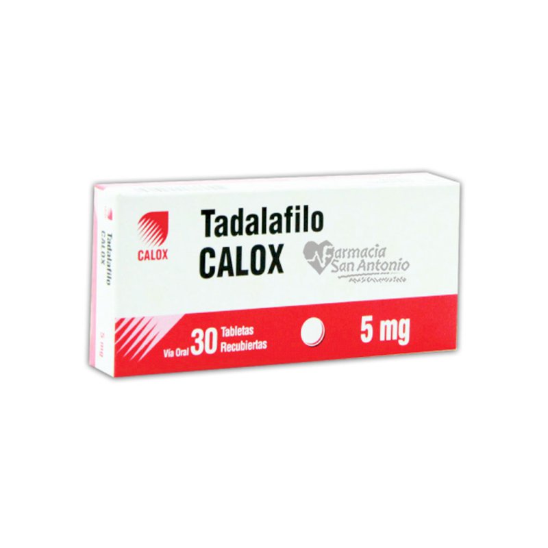 UNIDAD CALOX TADALAFILO 5MG